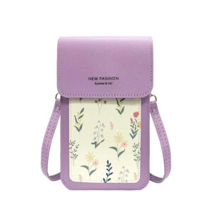 Home 2023 new touch screen mobile phone bag women one shoulder messenger bag small mini print